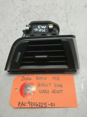 2016 BMW F80 F82 F83 M3 M4 RIGHT SIDE DASH HEATER AC VENT 9346225-01 15-19 - Image 1 of 4