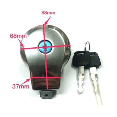 Llaves de bloqueo de tapa de tanque de combustible para Yamaha V Star 250 XV250 Virago 500 535S 700 750 Foto 1 de 4