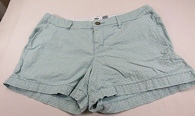 Old Navy Women's  6 [ 32W 3L ] Blue Floral Print Cotton Casual Shorts  - Image 1 of 4