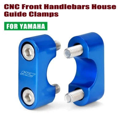Abrazaderas de guía de casa para manillar delantero CNC para Yamaha YZ450F YZ426F YZ400F YZ250/F Foto 1 de 4
