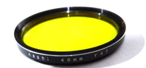 Asahi Pentax yellow rare y47 46mm filter  clear and in excellent condition - Picture 1 of 2