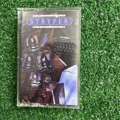 Stryper Against The Law Cassette Tape Christian Metal US Enigma 1990 - Image 1 of 4