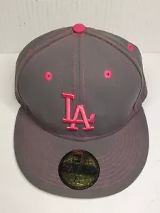 New Era 59fifty LA Dodgers Fitted Hat Size 7 1/4 2016 Mother's Day Game 20839487 - Picture 1 of 5