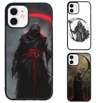scythe cemetery grim reaper For Apple iPhone X 10 11 12 13 14 15 Smartcase - Image 1 of 4