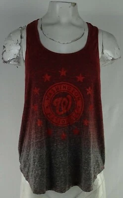 Washington Nationals MLB Touch Women's Red Logo Tank Top  - Image 1 of 4