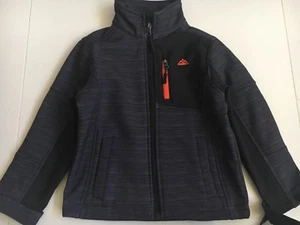 NWT new $55 Boys 4 Snoozu Performance Jacket black gray - Picture 1 of 5
