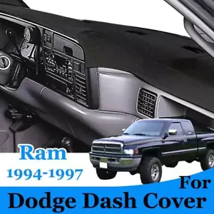 For Dodge Ram 1500 2500 3500 Dash Cover Mat Dashmat 1994 1995 1996 1997 Black - Bild 1 von 7