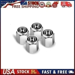 4PCS Metal Car Tire Valve Caps Valve Stem Cover Compatible with Hon-da Sil Sty 3 - Picture 1 of 11