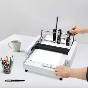 Macchina per libretti A3, piegatrice per carta, rilegatrice e piegatrice standard USA - Foto 1 di 22