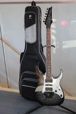 2011 Ibanez RG Series RG350QMZ Electric Guitar - Transparent Gray Burst (TGB)
