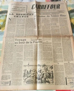 WW2 GUERRE 39/45 JOURNAL CARREFOUR N°27 24 FEVRIER 1945 SIGMARINGEN LF CELINE - Picture 1 of 2