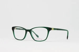 Lilly Pulitzer Optical Women's Square Lindley Green Marble 50mm NEW! - Picture 1 of 4