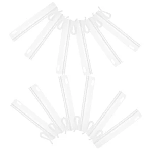 25 Pcs Curtain Adjustment Hook Holdback Hooks Hanging Drapery Pleat Clips - Afbeelding 1 van 12