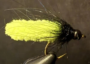 Chartreuse Mop Fly #10 1 Dozen - Picture 1 of 6