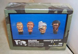 VERLINDEN 120MM 1/16 SOLDIER / CIVILIAN CHARACTER HEADS SET #3 ACCESSORY 750 NIB - Picture 1 of 1