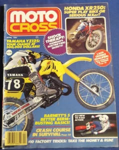 MotoCross Magazine April 1984  Mark Barnett  Husky 500CR  Saddleback  Hollister - Picture 1 of 7