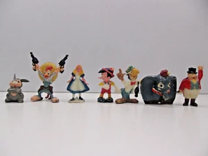 Disneykins Vintage Disney Lot of 7 Alice, Dumbo, Wild West 60s Marx - Picture 1 of 4