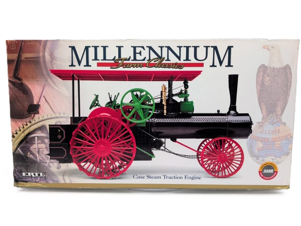 Jp044 Millennium Case Steam Traction Engine Farm Classics Tractor 16" Ertl 14024