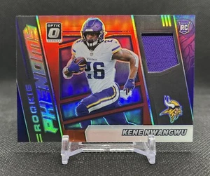 2021 Donruss Optic Football KENE NWANGWU Rookie Phenoms Patch Prizm Vikings SP - Picture 1 of 3