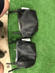 TMI 1969 FORD MUSTANG HEAD REST COVER BLACK   - Picture 1 of 8