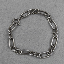 Vintage Georg Jensen Sterling Silver 925 Infiniti Style Link 7 1/4" Bracelet #80