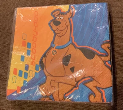 SCOOBY-DOO 16 SERVILLETAS DE ALMUERZO SUMINISTROS DE FIESTA Foto 1 de 2