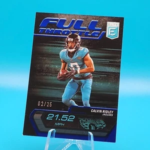 Calvin Ridley 2024 Donruss Elite Full Throttle /25 Jags #11- Slight Soft Corner - Picture 1 of 3
