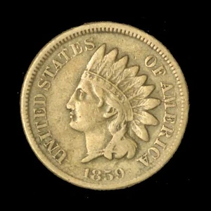 1859 1c Indian Head Cent - Free Shipping USA - Picture 1 of 3