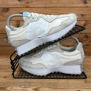 New Balance 327 scarpe da ginnastica donna taglia UK 5 sale marino beige scamosciate scarpe comode nuove con scatola - Foto 1 di 14