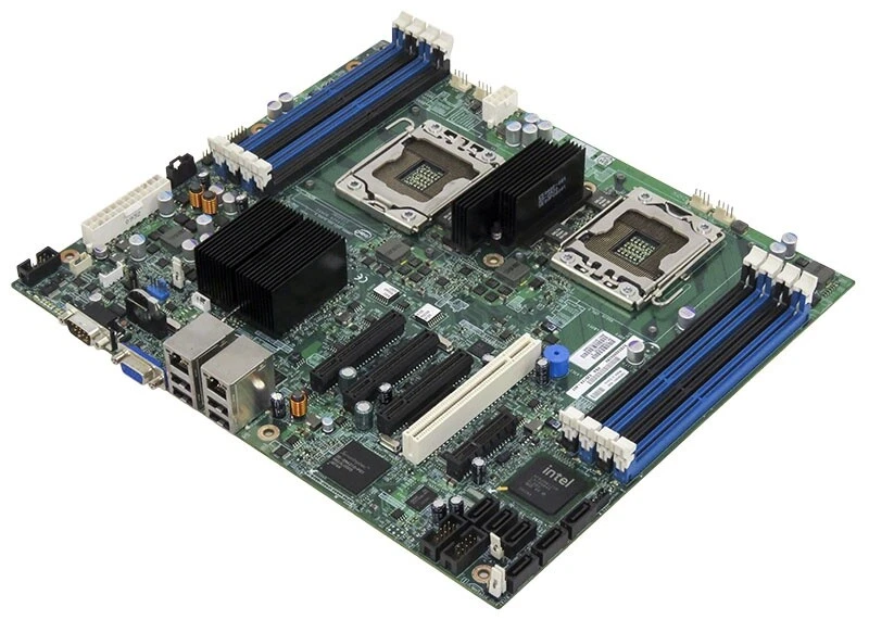 Mainboard Intel S5500BC 2x LGA1366 8x DDR3 i5500 E25124-453 - Image 1 of 1