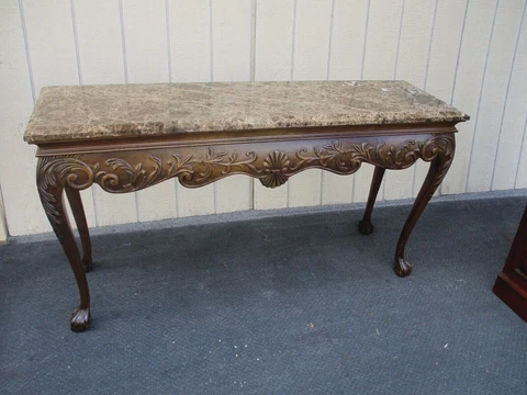 63753 Marble Top Sideboard Server Console Table Cover