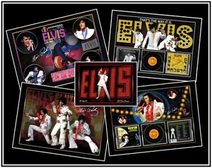 ELVIS PRESLEY - 5 Pack SPECIAL -  SIGNED ORIGINAL A4 PHOTO PRINT MEMORABILIA - Imagen 1 de 9
