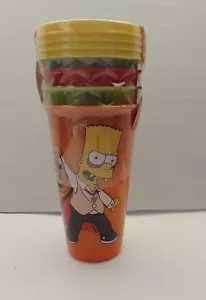 The Simpsons 4er Pack Glow In The Dark Becher Becher Wiederverwendbar Halloween 24 Unzen Zak! - Bild 1 von 4