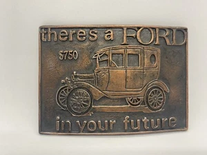 There's a Ford in Your Future Metal Belt Buckle - Picture 1 of 6