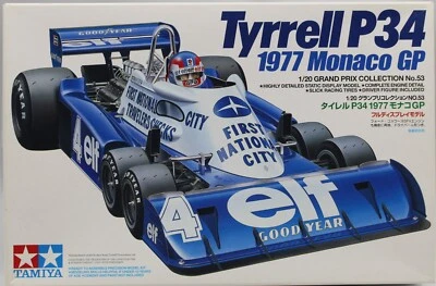 tamiya tyrrell p34 1977 monaco gp modellino modellismo kit montaggio formula 1 - Immagine 1 di 4