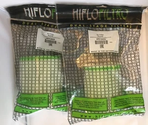Hiflofiltro Dual Stage Air Filter x2 for SUZUKI LTZ400 QUADSPORT (2003 to 2016) - Picture 1 of 2