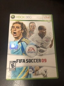 FIFA SOCCER 09 2009 X-BOX XBOX 360 COMPLETE GAME CASE AND MANUAL NES HQ