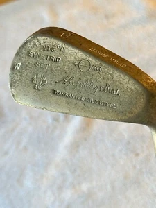 Spalding 6 Iron Mashie Symetric Set RH 37" Hickory Shaft Antique Golf Club - Picture 1 of 9