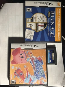 Brain Age 2, Kirby Squeak Squad, and PAC-MAN Collection GB. Get All For Your DS. - Picture 1 of 12