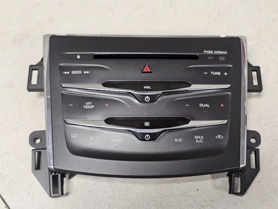 Lincoln MKS 2013 2014 radio doble panel de control de clima interruptor OEM DA5T-18A802-AP Foto 1 de 4