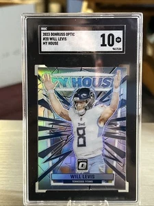 2023 Donruss Optic Will Levis My House SGC 10 - Picture 1 of 2