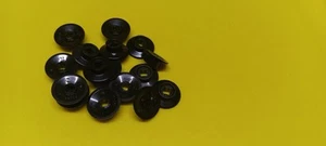 15 Lego 50254 schwarz Zug Rad klein, Loch gekerbt für Räder Halter Pin - Bild 1 von 1