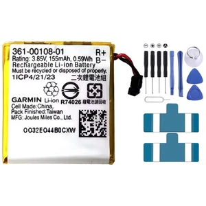Ersatz Akku 155mAh 361-00108-01 für Garmin Vivoactive 3 / Vivoac - Bild 1 von 3