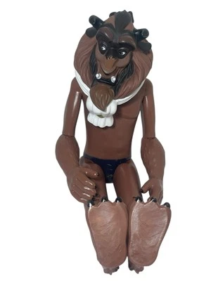 Muñeca Bella y la Bestia Bestia Desnuda 12" Figura de Acción Articulada Piernas Sueltas Foto 1 de 4