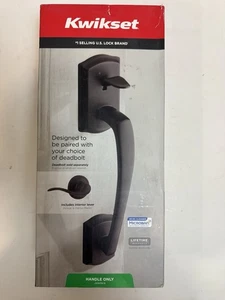 Kwikset Prescott Türdrücker Set nur mit Tustin Türgriff in venezianischer Bronze - Bild 1 von 5