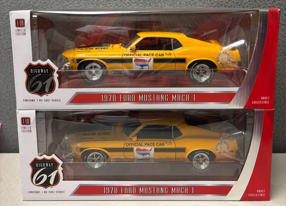 HIGHWAY 61 18035 1 18 1970 FORD MUSTANG MACH 1 MICHIGAN PACE CAR