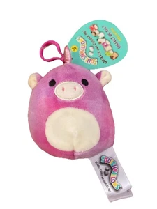 Kellytoy Squishmallow * Zoe * Plüsch Clip auf - lila/rosa Tye Dye Einhorn ca. 3,5 Zoll - Bild 1 von 13