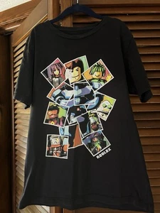 Roblox Boys Large Short Sleeve T-Shirt Black 100% Cotton Preowned - Picture 1 of 5