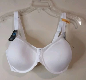 ¡NUEVO CON ETIQUETAS! Sujetador con aros Bali talla 40DD One suave ultra ligero DF3439 blanco $48 - Imagen 1 de 9