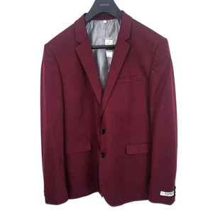 Express Innovator Slim Fit Blazer NEU Herren 44R Baumwollsatin Anzug Sakko Blazer - Bild 1 von 11